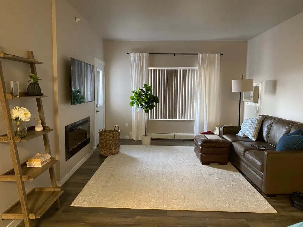 Before view of warm modern